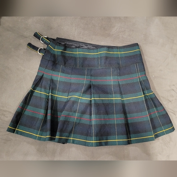 William Larson's Plaid Wrap Skirt SZ Med - Picture 4 of 4